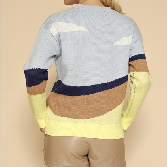 New Miss Sparkling Roadrunner Knit Sweater Size L - Picture 4 of 6